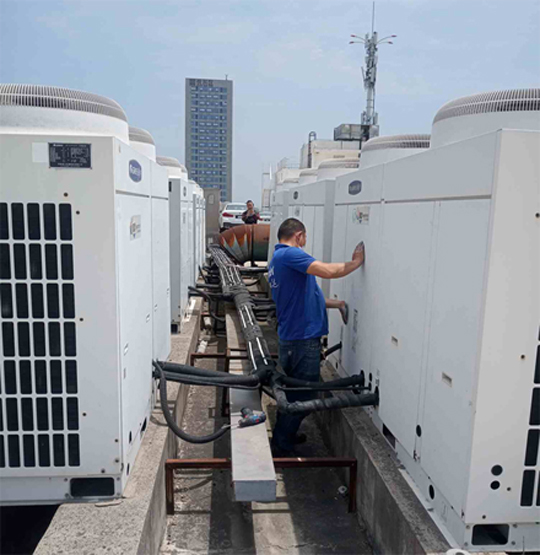 临朐中央空调制热和不制冷系统维修方法